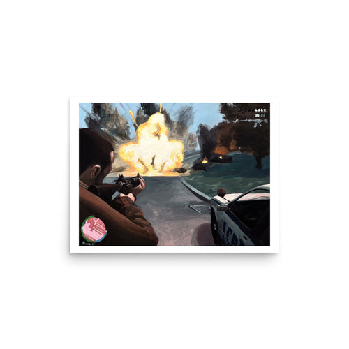 3 Star Boom (GTA) - Poster Print